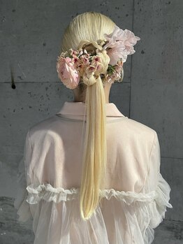 ルク(ruq.)の写真/イベントや結婚式、二次会に！崩れにくく華やかな崩れないトレンドヘア。