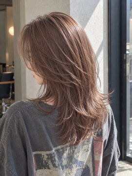 モアナ ルア バイ ヘッドライト 平塚店(Moana Lua by HEADLIGHT) Moana【平塚】#ベージュブラウン#レイヤーカット#韓国風
