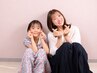【親子で個室♪】大人カット+キッズカット+シャンプー×2(Tr付) ￥15,900
