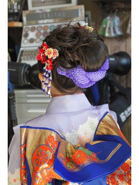 オーバーキャプテンネイキッド(OVER CAPTAIN NAKED) 和風 七五三へアセット&メイク&着付け