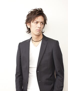 ガラスのくつ 外ハネレイヤーウルフスタイル