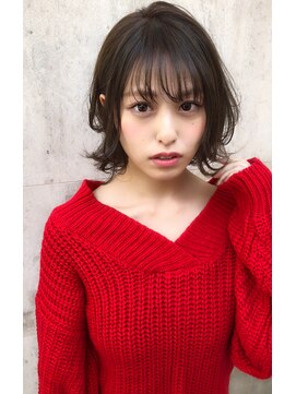 ラノバイヘアー(Lano by HAIR) 【Lano by HAIR】関亜梨佐 黒髪暗髪アッシュ小顔ショート