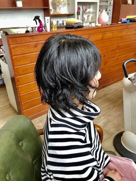 ビーヘア(be hair) ふわっとパーマスタイル。