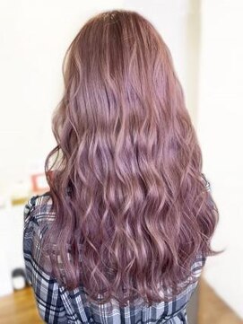 オーブ ヘアー エイミ 福岡七隈店(AUBE HAIR amy) 【AUBE HAIR】韓国風カラー_ピンク