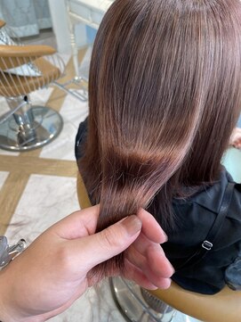 ロンド ストラーダ 心斎橋(Lond strada) マチルダボブ×インナーグレージュ【髪質改善/縮毛矯正】