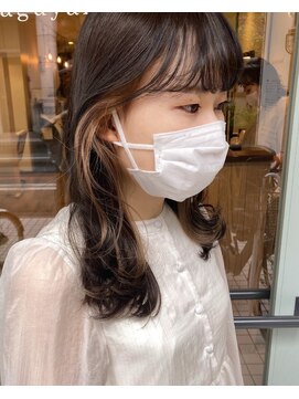 カグヤヒメ ドゥイ(kaguyahime doui) 大人かわいいインナーカラー×デザインカラー