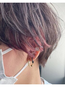 モディッシュバイアルティナ(modish by artina) インナーカラー×ローズピンク