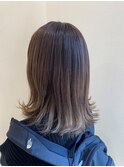 グラデーション×外ハネ