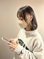 チャプター 問屋町(chapter)&nbsp;ケアブリーチインナーカラーホワイトベージュカラーバイカルテ