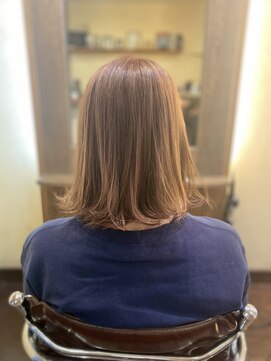 ヘアーメイク タビー(HAIR MAKE TUBBY) ミディアム ベージュ