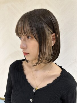 ロンド ストラーダ 心斎橋(Lond strada) シルキーベージュ×グレージュカラー【髪質改善/縮毛矯正】