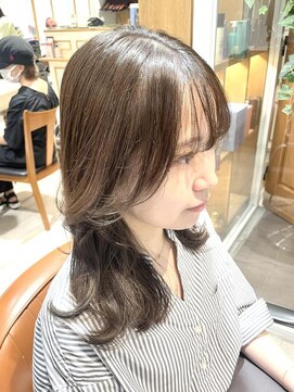 アルクバイネオリーブ 荻窪店(arc by neolive) 韓国風レイヤー×アッシュベージュ