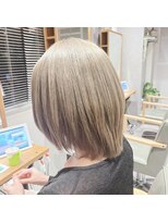ビス ヘア アンド ビューティー 西新井店(Vis Hair＆Beauty)&nbsp;透明感抜群♪ダブルカラーブリーチミルクティーベージュ