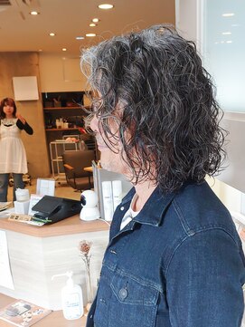 メンズカット/メンズパーマ/スパイラル/メンズロング/目黒