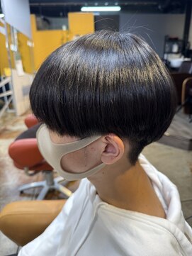 クレップスヘアーヒマワリ(CRE'PS HAIR HIMAWARI) 髪質改善縮毛矯正クセストパー　サラ艶刈り上げメンズマッシュ