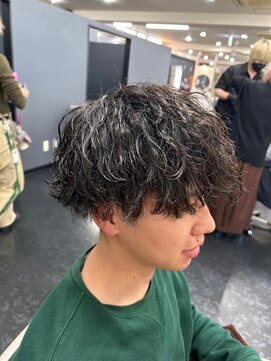 アイズ 本厚木(AIZU) メンズ波巻きパーマ