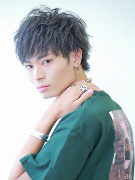 クロト 熊本(KUROT) アッシュグレーショート/ダブルカラー/前髪短め/ショートカット