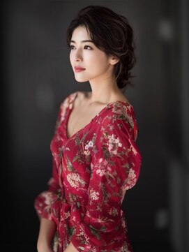 アルトリスト(Altruist Aging×HAIR&SPA) ☆イメチェンピンクベージュアンブレラカラー前髪クールショート