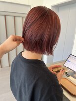 ローレンアオ(LOREN AO)&nbsp;デザインカラー/レイヤーカット/ウエットヘア/オリーブベージュ