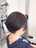 ヘアー2038(hair.2038) ハイライトのツーブロックショートボブ