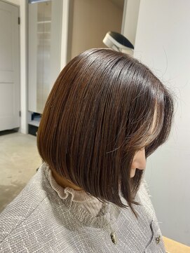 グラスバイネオリーブ 大倉山駅前店(grace by neolive) 小顔見せボブカット 自然に収まるボブ