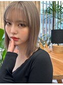 10代20代★大人かわいいダブルカラーブリーチミルクティーカラー