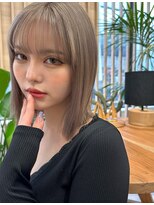 リノショアーズ 元町店(RINOSHORES)&nbsp;10代20代★大人かわいいダブルカラーブリーチミルクティーカラー