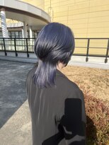 ナンバー ジルバ 立川(N° jillva)&nbsp;navy×ウルフカット