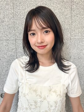 エマ ギンザ(EMMA GINZA) 簡単可愛いスタイリング♪ 2024秋冬　外はねミディアム