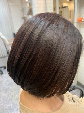 ロマンヤカタ ファース(ROMAN YAKATA fars) 髪質改善　イルミナカラー　艶ボブスタイル@10/21