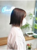 切りっぱなしボブ