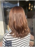 ブラウンカラー／ブリーチなしカラー
