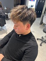 メンズサロン キング 梅田店(Men’s salon K!ng)&nbsp;波巻きツイストスパイラルパーマ/フェザーパーマ/眉毛/メンズ