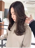 ハイライトバレイヤージュダブルカラーケアブリーチ30代40代