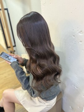 ラピス 新宿(Lapis) 【Lapis新宿】アッシュナチュラルブラウン/大人な艶感カラー