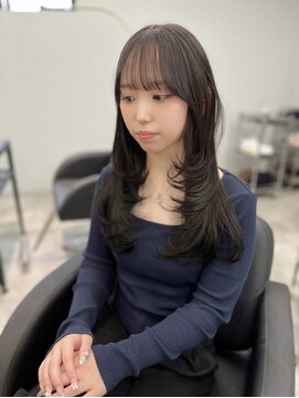 リンドトウキョウ(LINDO TOKYO) レイヤーカット× 透明感グレージュ