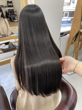 オーリーエトワ 御器所(oorry.etwa) 髪質改善酸性ストレートパーマ縮毛矯正黒髪ロング御器所