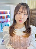 ホワイトグレージュ/デジタルパーマ/チェリーブラウン/吉祥寺