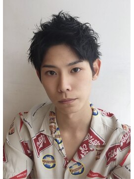 トリッカ 銀座(tricca) ショートパーマ/ベリーショート/メンズショート/刈り上げ/黒髪