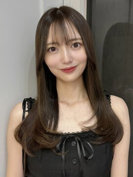 ロンドアヴァントゥス 池袋(Lond aventus) ミニウルフレイヤーカット顔周りカット前髪カット韓国ロング池袋