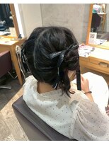 アフィナー(Afinar)&nbsp;【横浜/横浜駅】リボンアレンジで大人可愛いまとめ髪