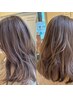 平日限定■透明感カラー＋カット 12400→8500