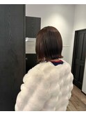 切りっぱなしボブ