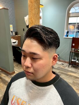 スタンドバーバー 柏(STAND BARBER) サーフカール/スパイキーショート/ブルーブラック/柏<理容室>