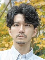 アイトーキョーリタ 渋谷(AI TOKYO Rita)&nbsp;ルーズシャドウフェザーパーマアクティブショートセンターパート