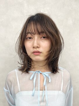 【鶴見】ボブレイヤー　グレージュ/オリーブ