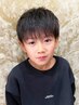 【小学生の男の子限定キッズカット】　メンズ小学生カット+マーブ洗浄　5000