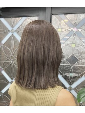 ブレス バイ ファースト 大和吉岡店(Breath by first) 【大和町美容室】イルミナ透明ブラウンベージュ＆美髪オージュア
