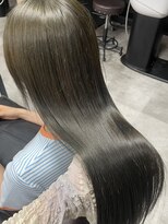 リンクミリ(Link mili)&nbsp;【オリーブベージュ】髪質改善/韓国ヘア/レイヤーカット