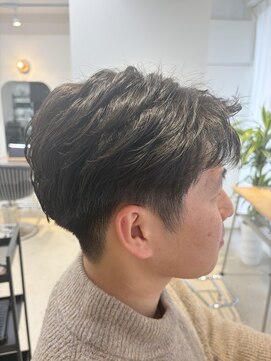 アニー 松戸(ANNI) MEN’S HAIR/波巻きツイストスパイラル/リバースセンターパート